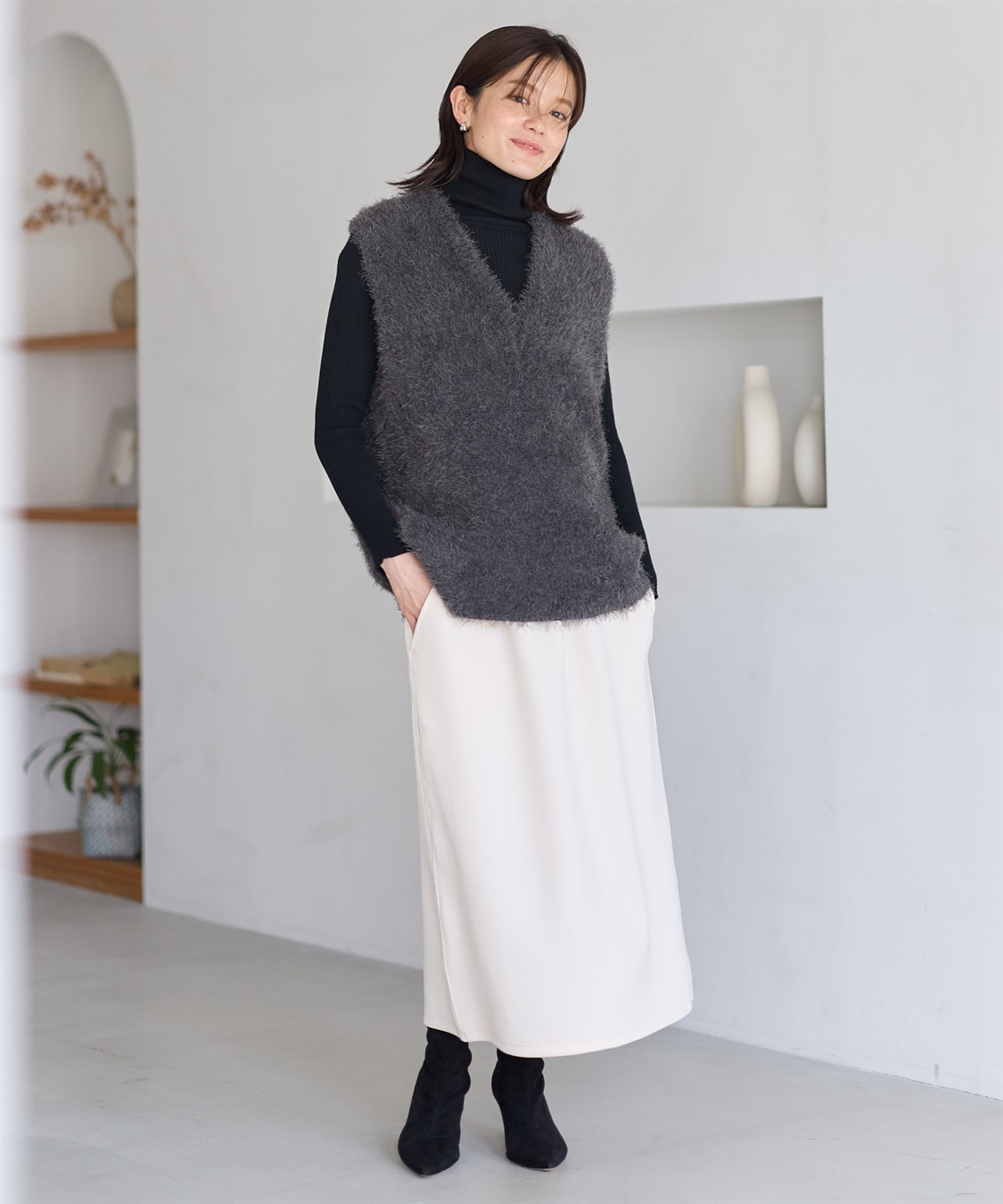 Rosemadame ダンボールナロースカート（マタニティ/ 妊婦服）産前・産後対応）_sub_5