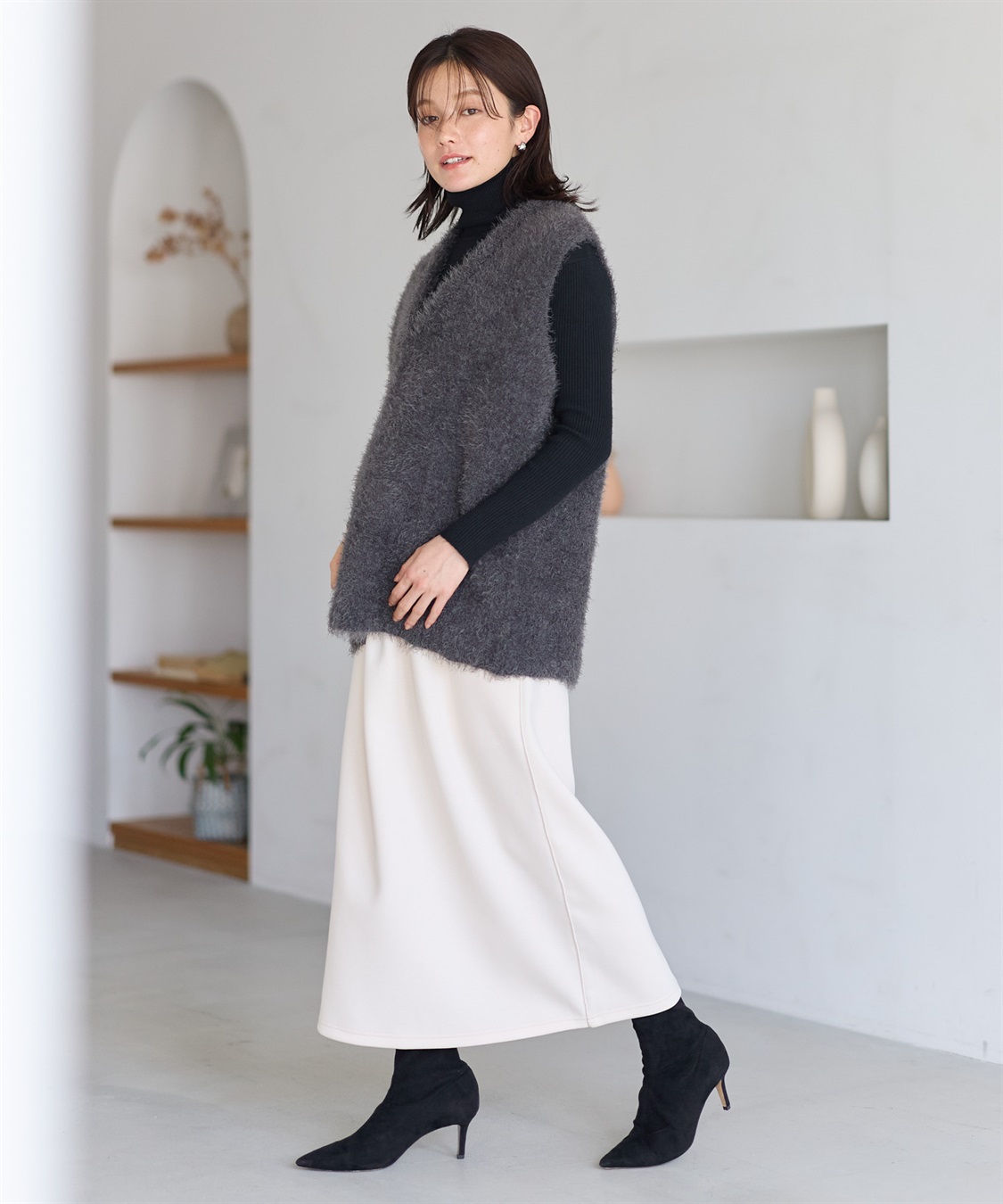 Rosemadame ダンボールナロースカート（マタニティ/ 妊婦服）産前・産後対応）_sub_6