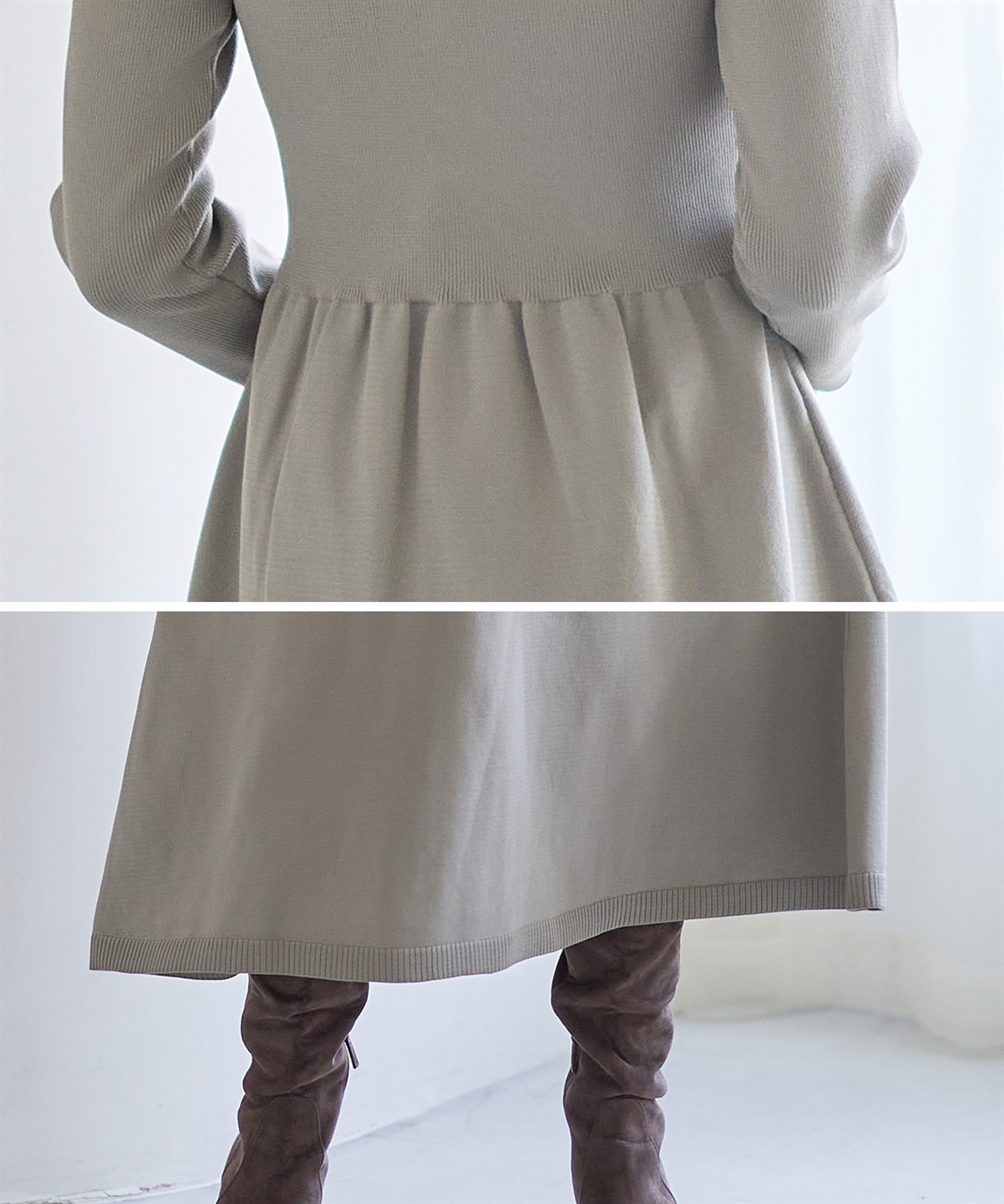 Rosemadame ポロニットワンピース(マタニティ&授乳服）授乳口付き 授乳楽々 妊婦服 産前・産後対応_sub_21