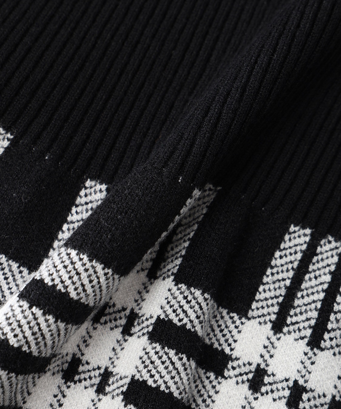 Rosemadame チェック柄切替ニットワンピース(マタニティ&授乳服）授乳口付き 授乳楽々 妊婦服 産前・産後対応_sub_18