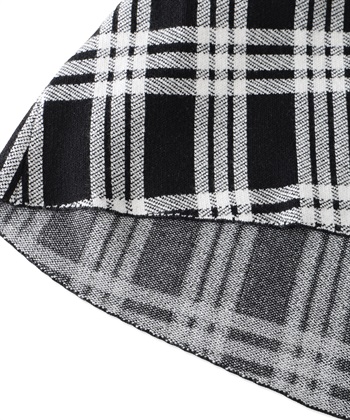 Rosemadame チェック柄切替ニットワンピース(マタニティ&授乳服）授乳口付き 授乳楽々 妊婦服 産前・産後対応_subthumb_21