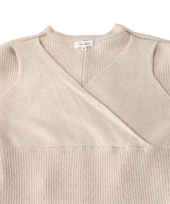 Rosemadame 配色ステッチニットワンピース(マタニティ&授乳服）授乳口付き 授乳楽々 妊婦服 産前・産後対応_subthumb_21