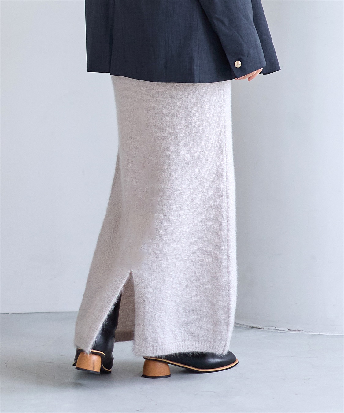 Rosemadame 微シャギーニットスカート（マタニティ～産後）妊婦服 産前・産後対応_sub_13