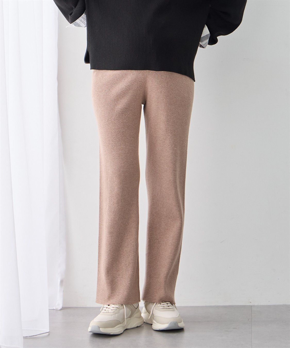 Rosemadame すっきりシルエットニットパンツ（マタニティ～産後）妊婦服 産前・産後対応・ウエスト調節紐付き_sub_23