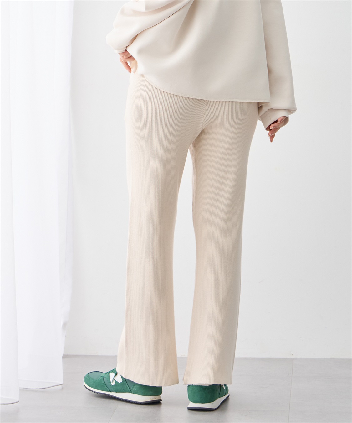 Rosemadame すっきりシルエットニットパンツ（マタニティ～産後）妊婦服 産前・産後対応・ウエスト調節紐付き_sub_26