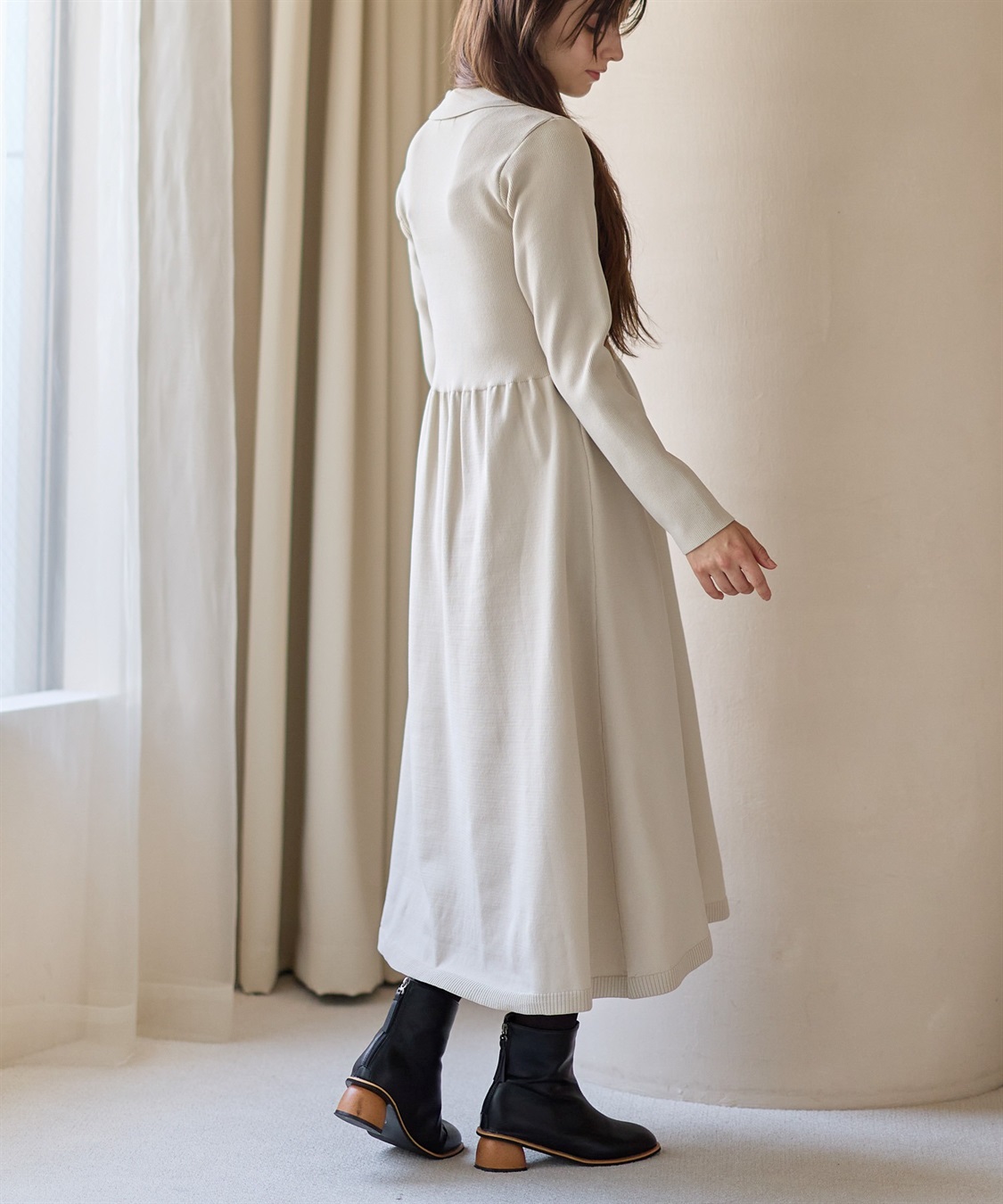 Rosemadame ウエスト楽ちん120D素肌見えフェイクマタニティタイツ_sub_17