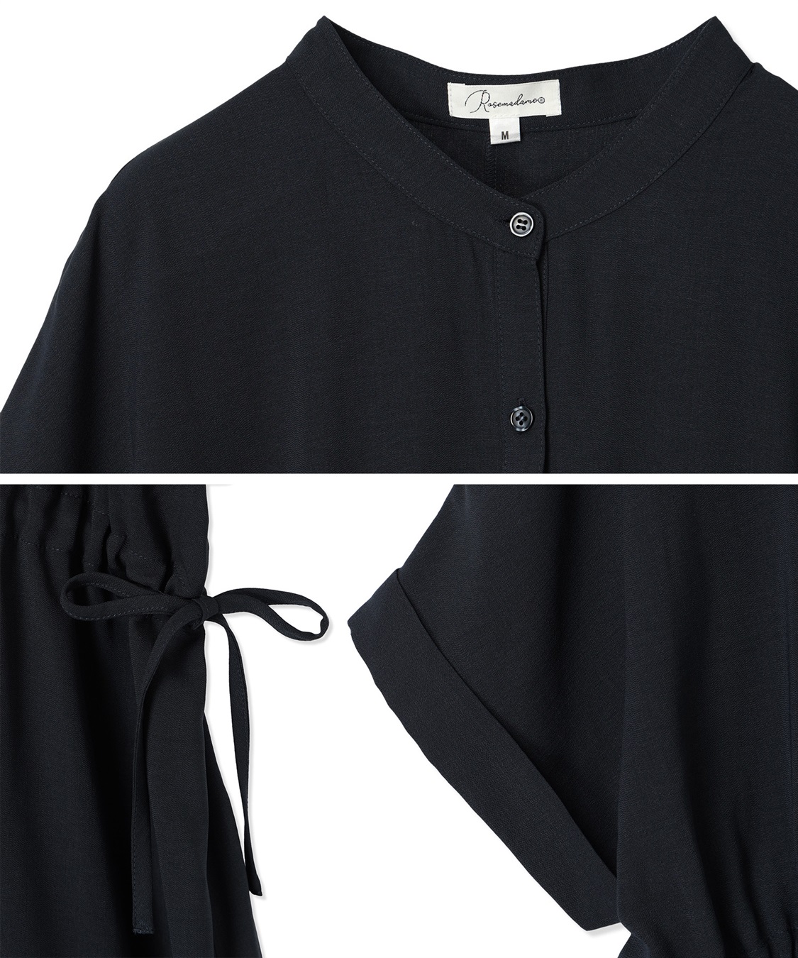 Rosemadame 麻調合繊スキッパ― ドロストシャツワンピース（マタニティ/授乳服）授乳口付き 授乳楽々 妊婦服 産前・産後対応_sub_15