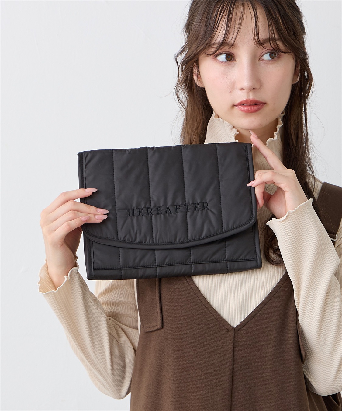 Rosemadame キルティングロゴ母子手帳ケース_sub_1