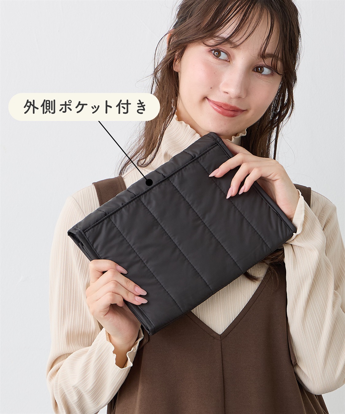 Rosemadame キルティングロゴ母子手帳ケース_sub_9