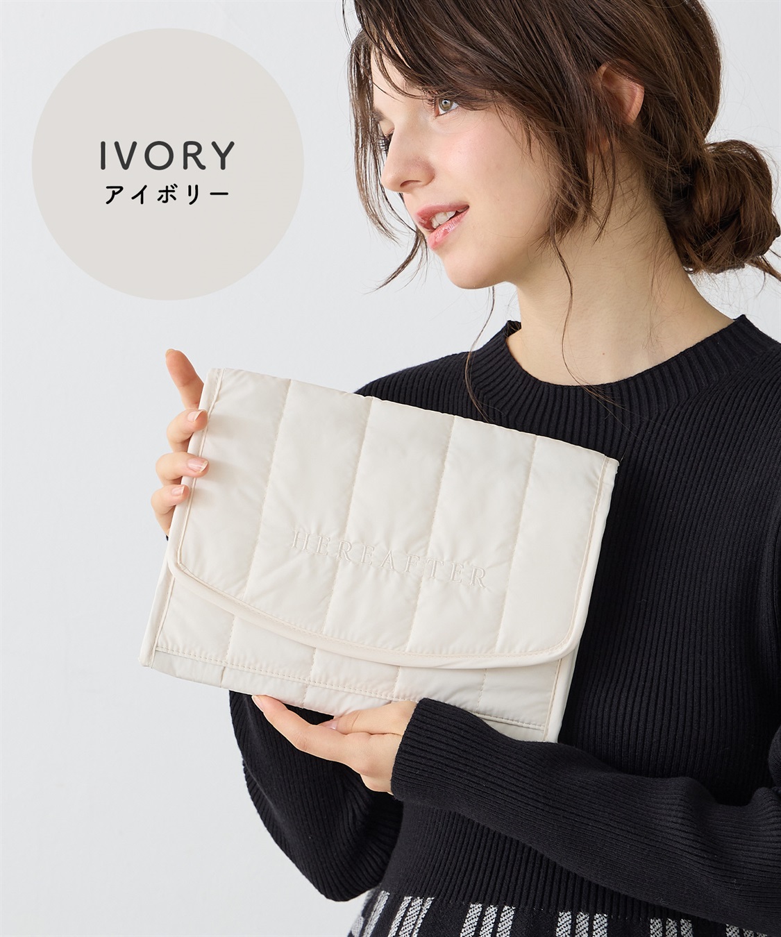 Rosemadame キルティングロゴ母子手帳ケース_sub_11