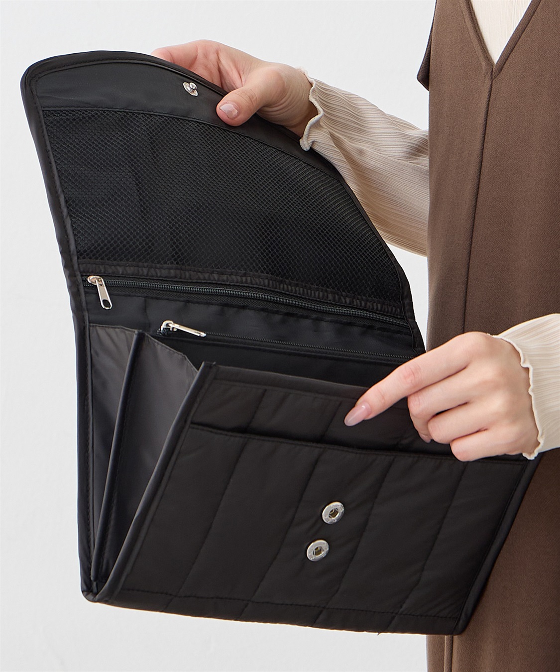 Rosemadame キルティングロゴ母子手帳ケース_sub_14