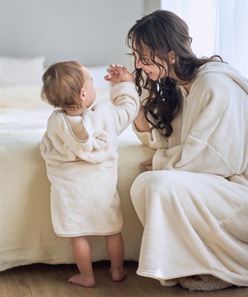 Rosemadame 親子バスローブ３点セット マタニティ バスローブ セット 親子 ギフト プレゼント 出産祝い トート付き 出産準備 ベビー バスローブワンピ お風呂 入浴 ペアルック バスタイム 男の子 女の子 バス_subthumb_4