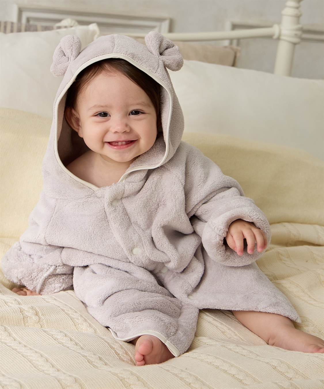 Rosemadame 親子バスローブ３点セット マタニティ バスローブ セット 親子 ギフト プレゼント 出産祝い トート付き 出産準備 ベビー バスローブワンピ お風呂 入浴 ペアルック バスタイム 男の子 女の子 バス_sub_9