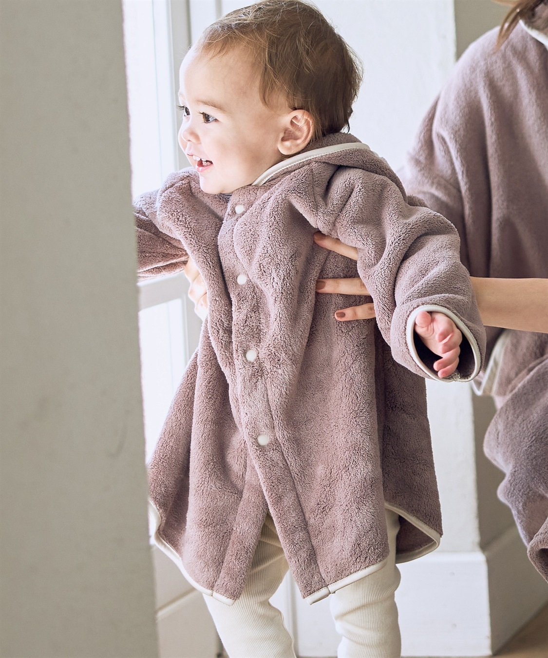 Rosemadame 親子バスローブ３点セット マタニティ バスローブ セット 親子 ギフト プレゼント 出産祝い トート付き 出産準備 ベビー バスローブワンピ お風呂 入浴 ペアルック バスタイム 男の子 女の子 バス_sub_13