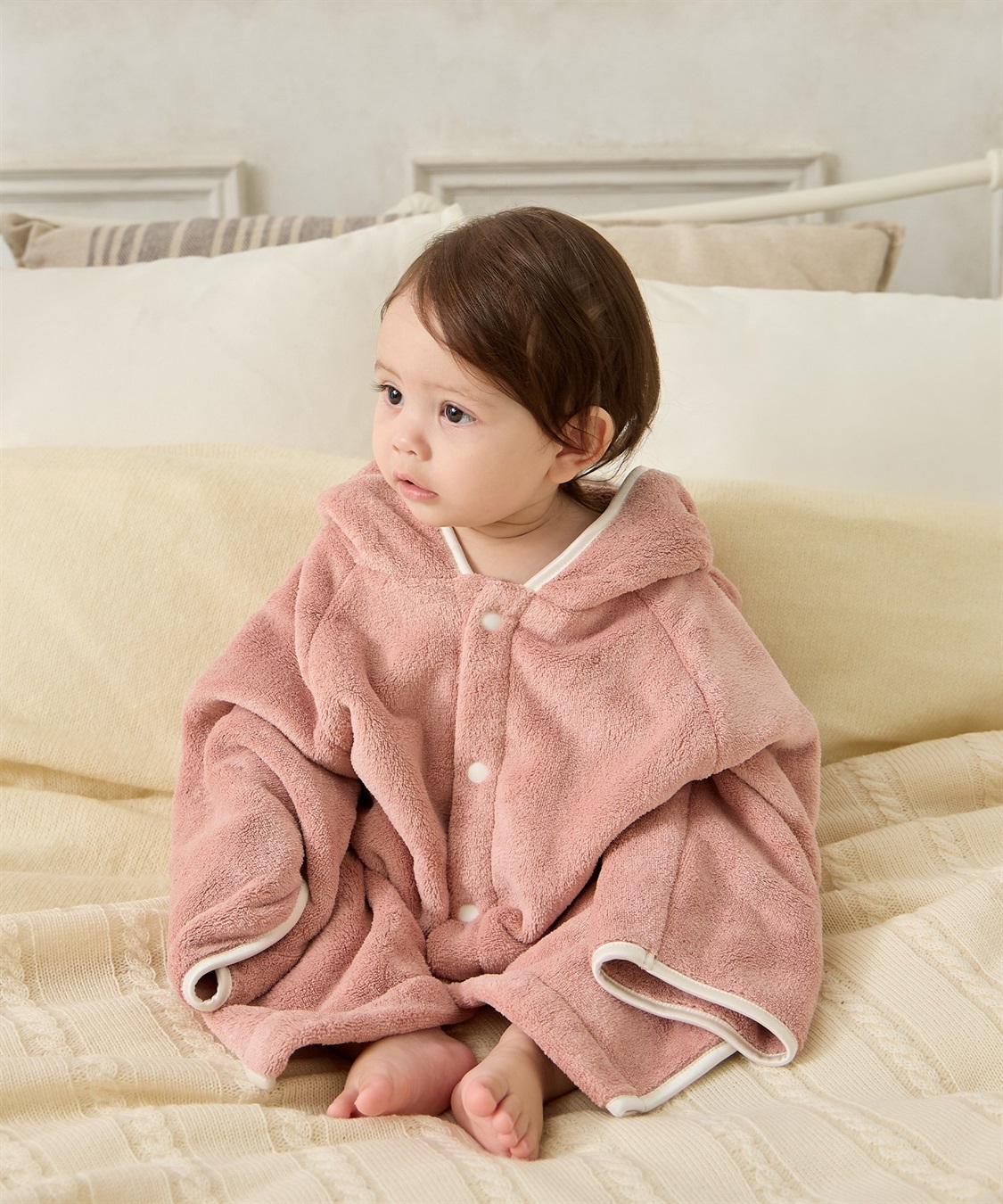 Rosemadame 親子バスローブ３点セット マタニティ バスローブ セット 親子 ギフト プレゼント 出産祝い トート付き 出産準備 ベビー バスローブワンピ お風呂 入浴 ペアルック バスタイム 男の子 女の子 バス_sub_17