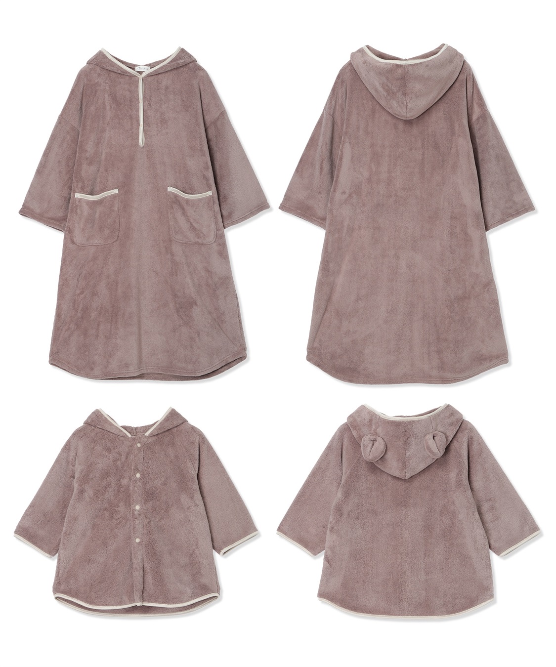 Rosemadame 親子バスローブ３点セット マタニティ バスローブ セット 親子 ギフト プレゼント 出産祝い トート付き 出産準備 ベビー バスローブワンピ お風呂 入浴 ペアルック バスタイム 男の子 女の子 バス_sub_25