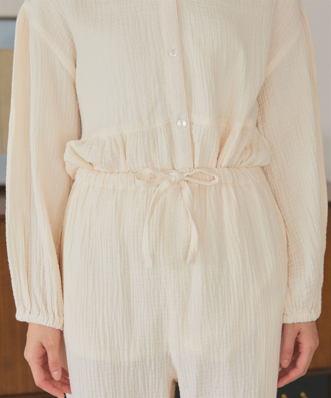 Life Style by cross marche 【LAFUKU/ラフク】ゆったり柔らかダブルガーゼパジャマ綿100％《上下セット》_sub_26