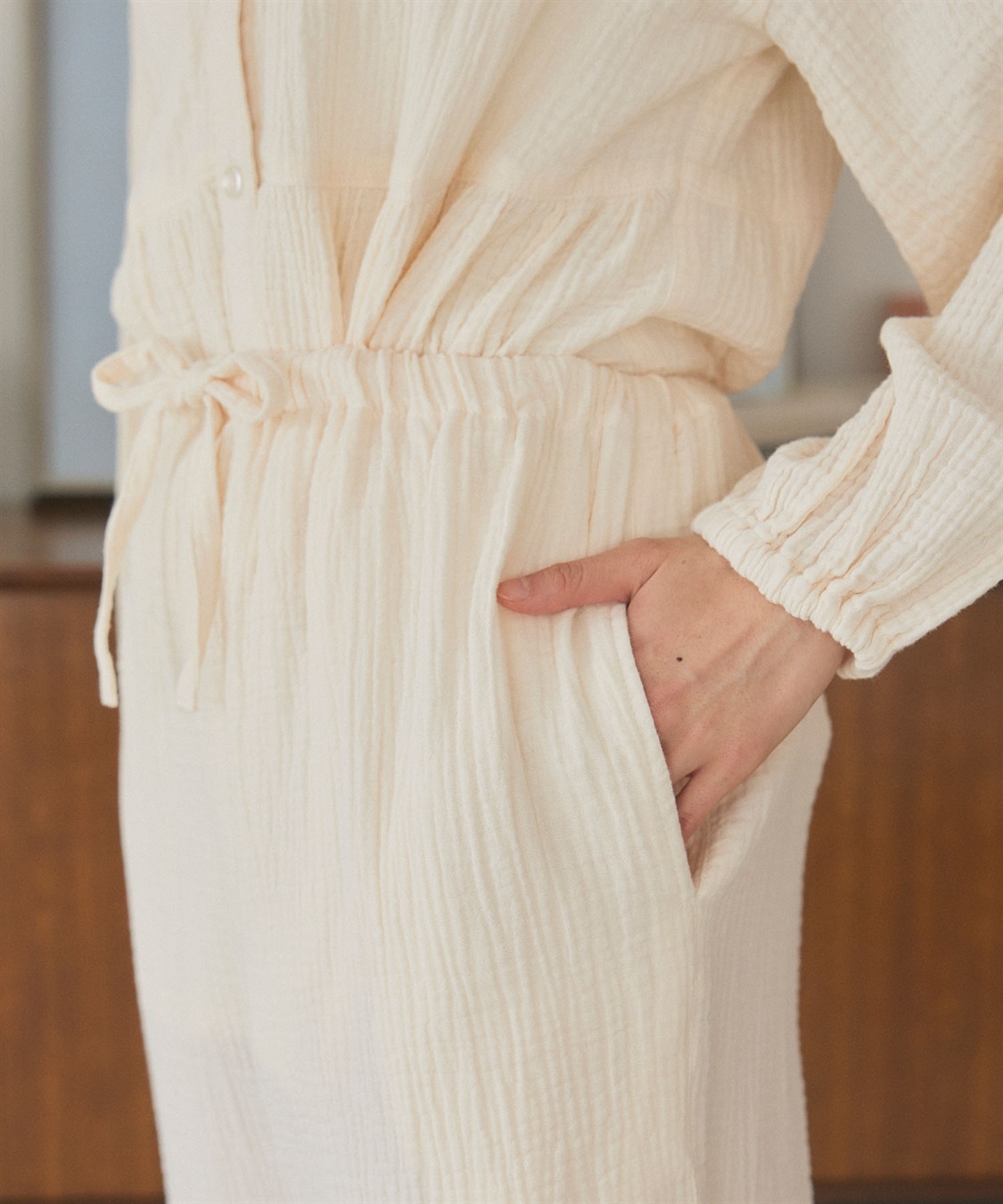 Life Style by cross marche 【LAFUKU/ラフク】ゆったり柔らかダブルガーゼパジャマ綿100％《上下セット》_sub_27