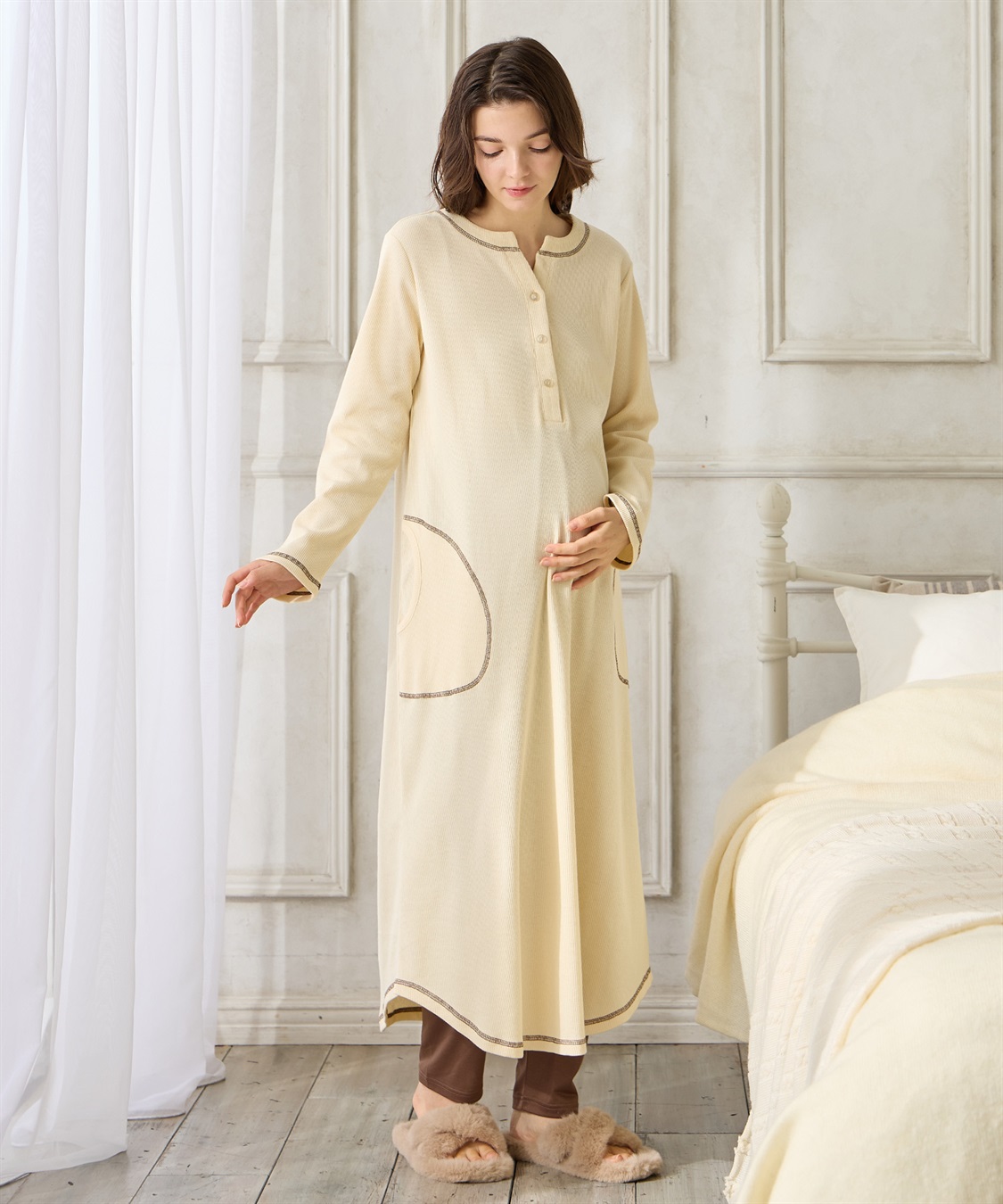 Rosemadame 【親子でお揃い】ワッフルパジャマ_sub_8