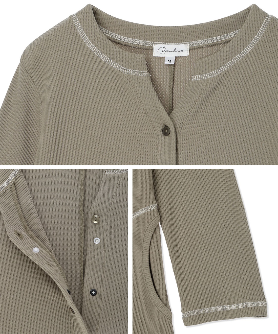 Rosemadame 【親子でお揃い】ワッフルパジャマ_sub_24