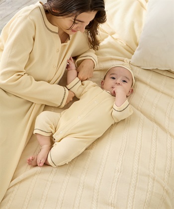 Rosemadame 【親子でお揃い】ワッフルベビー退院着_subthumb_5
