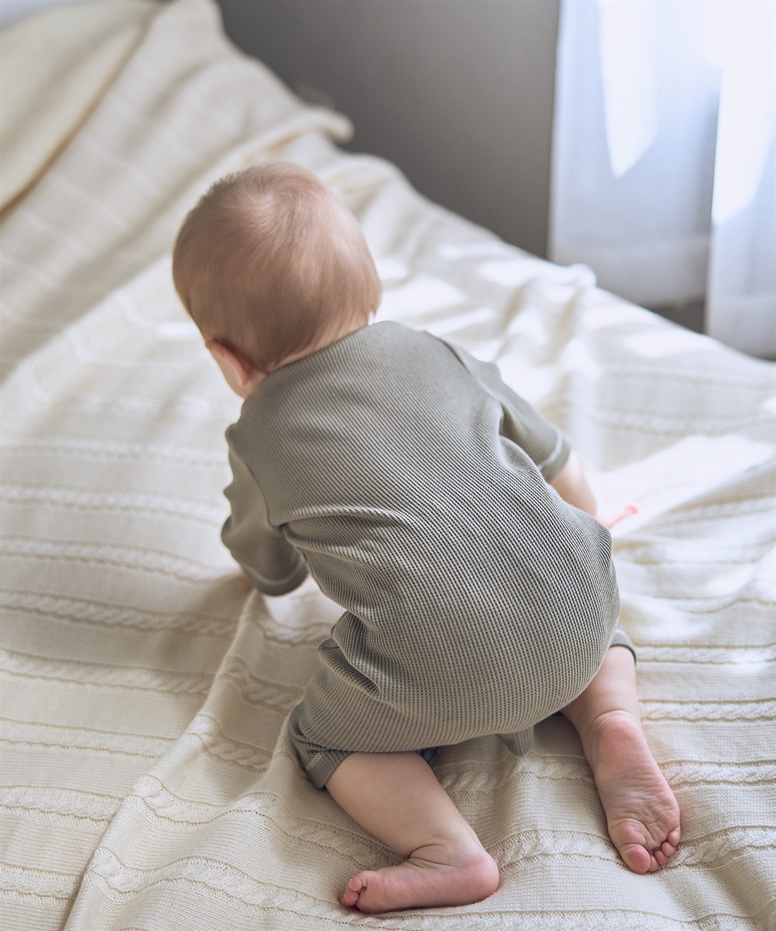 Rosemadame 【親子でお揃い】ワッフルベビー退院着_sub_12