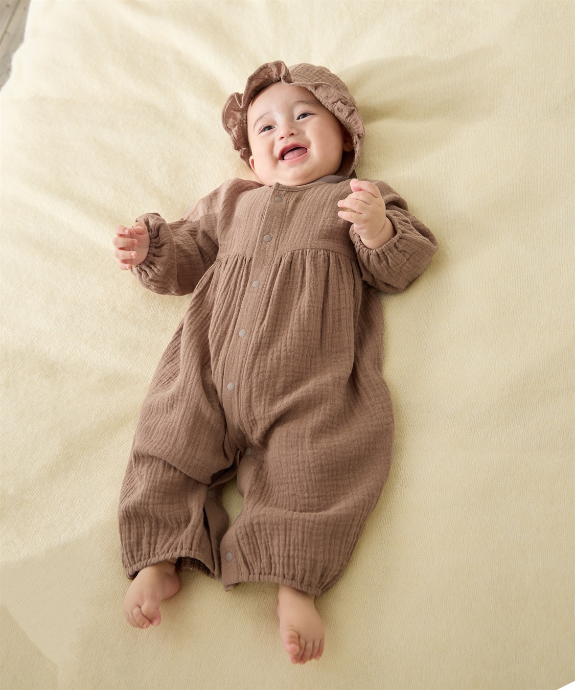 Rosemadame 【親子でお揃い】Ｗガーゼベビー退院着_sub_2