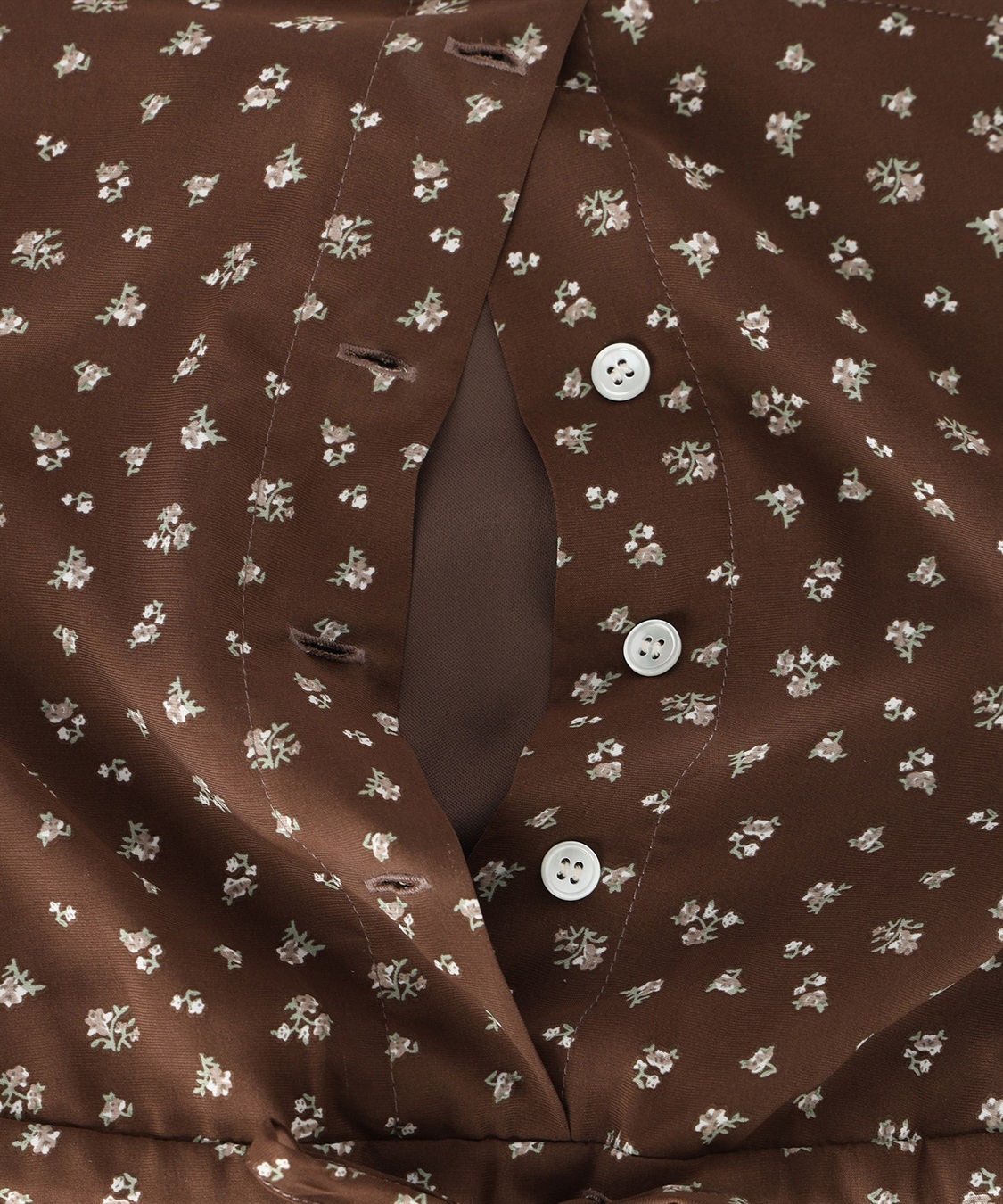 Rosemadame 小花柄ベア切替ワンピース（マタニティ/授乳服）授乳口付き 授乳楽々 妊婦服 産前・産後対応_sub_7