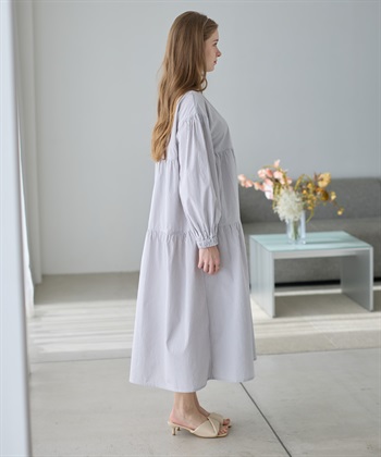 Rosemadame ストライプティアードワンピース（マタニティ/授乳服）授乳口付き 授乳楽々 妊婦服 産前・産後対応_subthumb_18