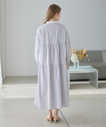 Rosemadame ストライプティアードワンピース（マタニティ/授乳服）授乳口付き 授乳楽々 妊婦服 産前・産後対応_subthumb_19