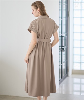 Rosemadame フレンチスリーブ スキッパ―シャツ マタニティワンピース(マタニティ&授乳服）授乳口付き 授乳楽々 妊婦服 産前・産後対応_subthumb_24