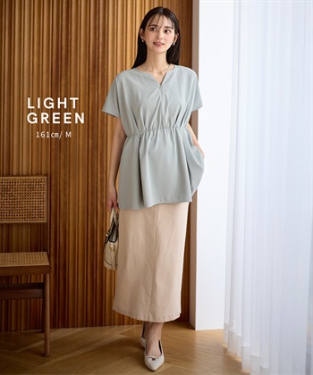 Rosemadame ウエストタック ペプラムブラウス(マタニティ&授乳服）授乳口付き 授乳楽々 妊婦服 産前・産後対応_subthumb_20