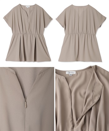 Rosemadame ウエストタック ペプラムブラウス(マタニティ&授乳服）授乳口付き 授乳楽々 妊婦服 産前・産後対応_subthumb_26