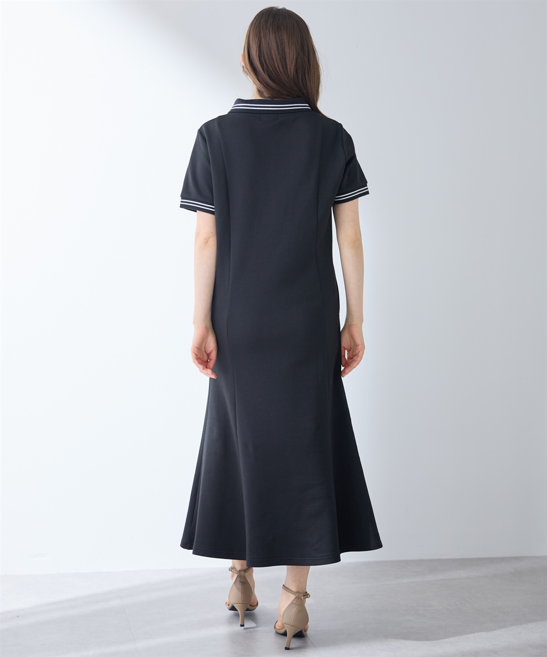 Rosemadame 【UVカット】マーメイド ポロワンピース/マタニティワンピース（マタニティ/授乳服）授乳口付き 授乳楽々 妊婦服 産前・産後対応_sub_5