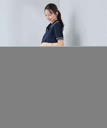 Rosemadame 【UVカット】マーメイド ポロワンピース/マタニティワンピース（マタニティ/授乳服）授乳口付き 授乳楽々 妊婦服 産前・産後対応_subthumb_8