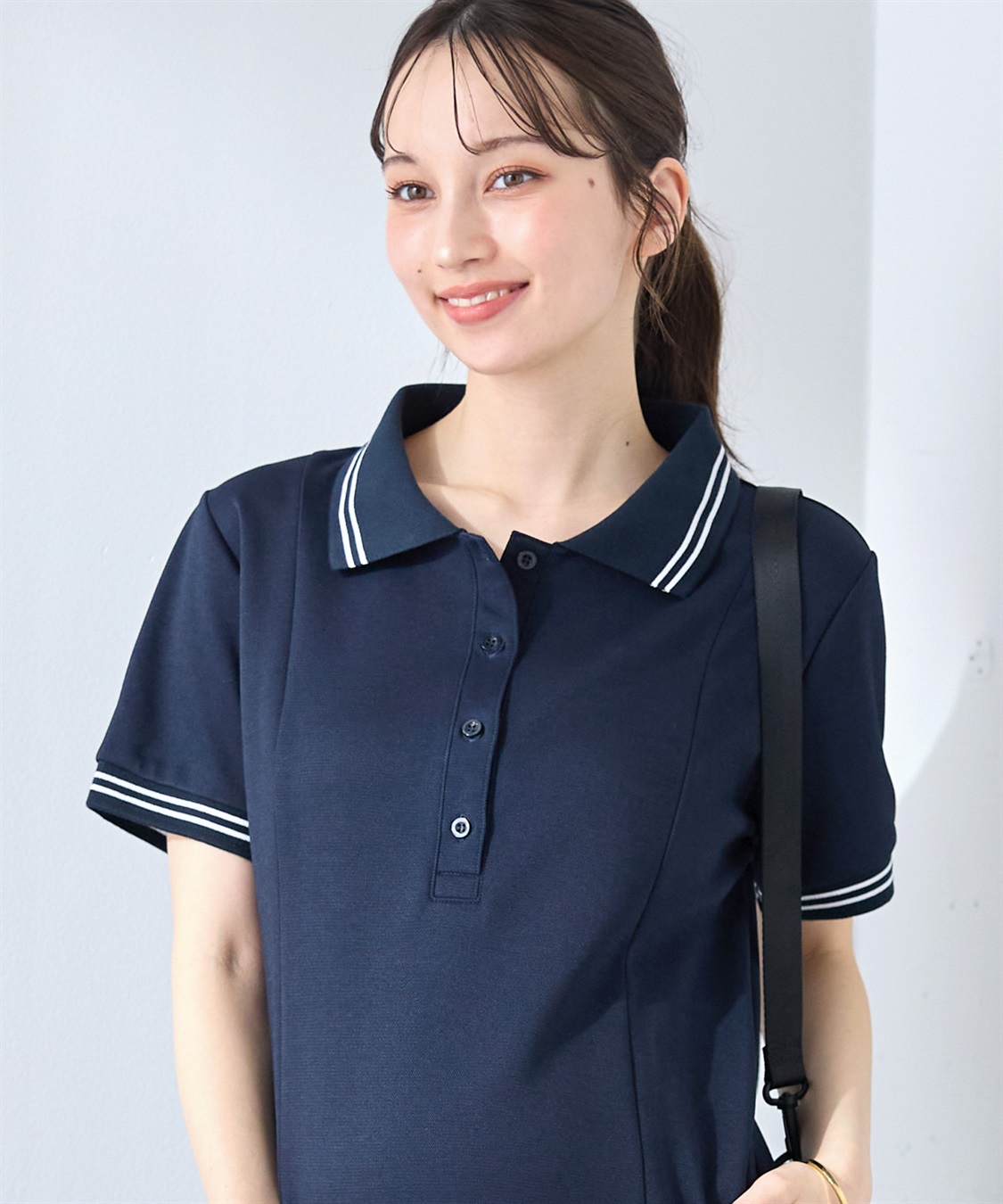 Rosemadame 【UVカット】マーメイド ポロワンピース/マタニティワンピース（マタニティ/授乳服）授乳口付き 授乳楽々 妊婦服 産前・産後対応_sub_18