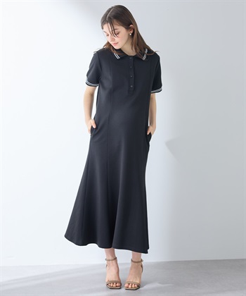 Rosemadame 【UVカット】マーメイド ポロワンピース/マタニティワンピース（マタニティ/授乳服）授乳口付き 授乳楽々 妊婦服 産前・産後対応_subthumb_19