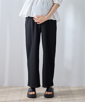 Rosemadame ゆったりカットジャガードパンツ（マタニティ～産後）妊婦服 産前・産後対応_subthumb_1