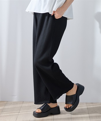 Rosemadame ゆったりカットジャガードパンツ（マタニティ～産後）妊婦服 産前・産後対応_subthumb_3