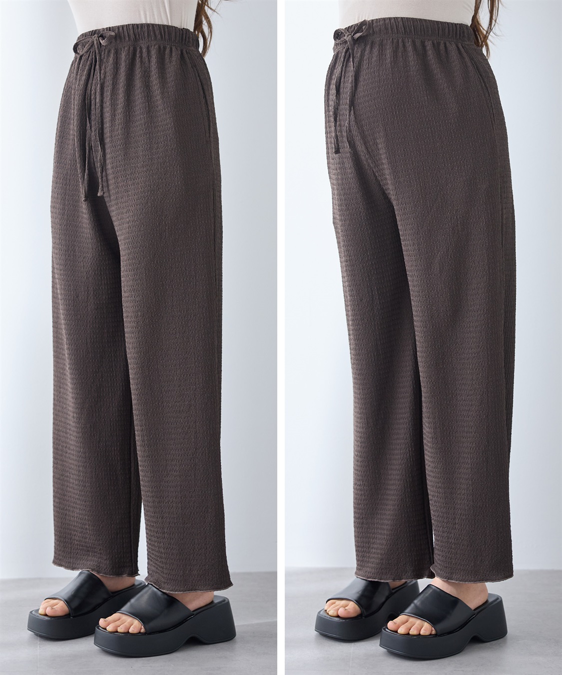 Rosemadame ゆったりカットジャガードパンツ（マタニティ～産後）妊婦服 産前・産後対応_sub_25