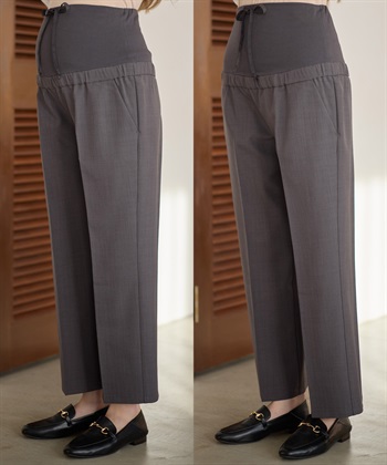 Rosemadame 麻調タックワイドパンツ（マタニティ/ 妊婦服）産前・産後対応_subthumb_9