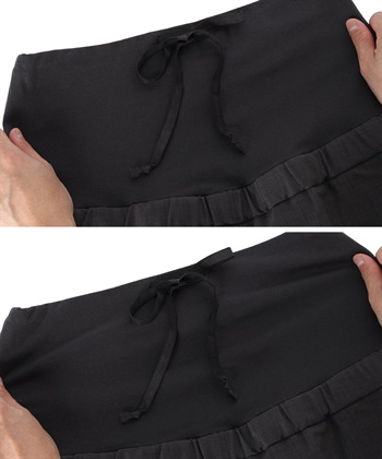 Rosemadame 麻調タックワイドパンツ（マタニティ/ 妊婦服）産前・産後対応_subthumb_17