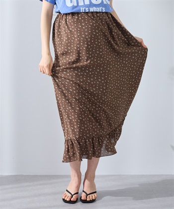 Rosemadame レトロフラワー フリルスカート/マタニティスカート（マタニティ/授乳服) 妊婦服 産前・産後対応_subthumb_20
