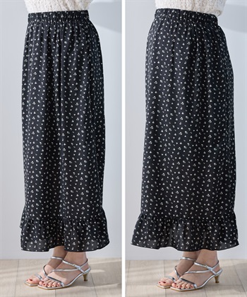 Rosemadame レトロフラワー フリルスカート/マタニティスカート（マタニティ/授乳服) 妊婦服 産前・産後対応_subthumb_23