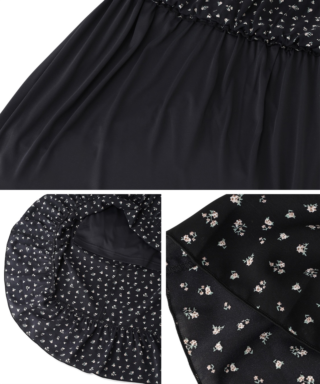Rosemadame レトロフラワー フリルスカート/マタニティスカート（マタニティ/授乳服) 妊婦服 産前・産後対応_sub_26