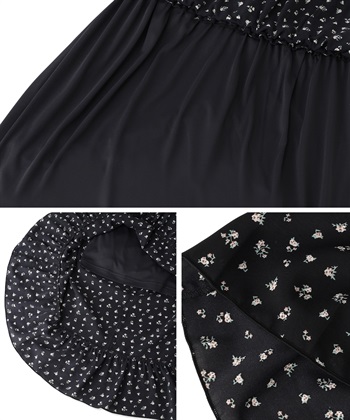 Rosemadame レトロフラワー フリルスカート/マタニティスカート（マタニティ/授乳服) 妊婦服 産前・産後対応_subthumb_26