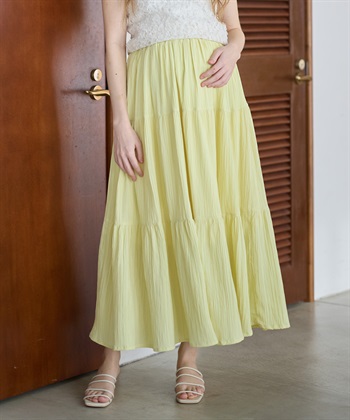 Rosemadame ドビー楊柳ティアードスカート（マタニティ/ 妊婦服）産前・産後対応_subthumb_1