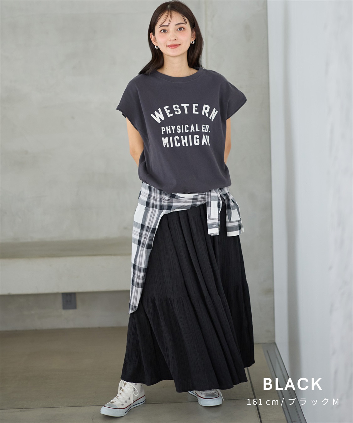 Rosemadame ドビー楊柳ティアードスカート（マタニティ/ 妊婦服）産前・産後対応_sub_6