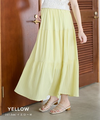 Rosemadame ドビー楊柳ティアードスカート（マタニティ/ 妊婦服）産前・産後対応_subthumb_9