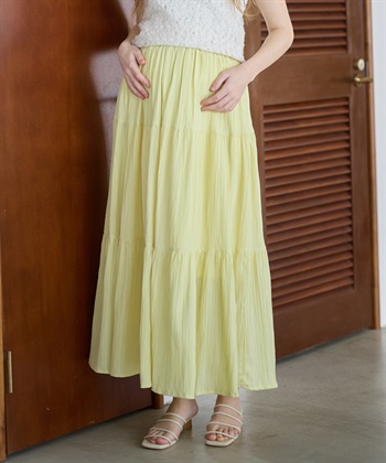 Rosemadame ドビー楊柳ティアードスカート（マタニティ/ 妊婦服）産前・産後対応_subthumb_10
